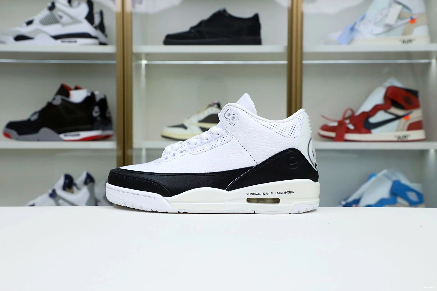 'WHITE' FRAGMENT JORDAN AIR 3 DESIGN X SP RETRO 0827